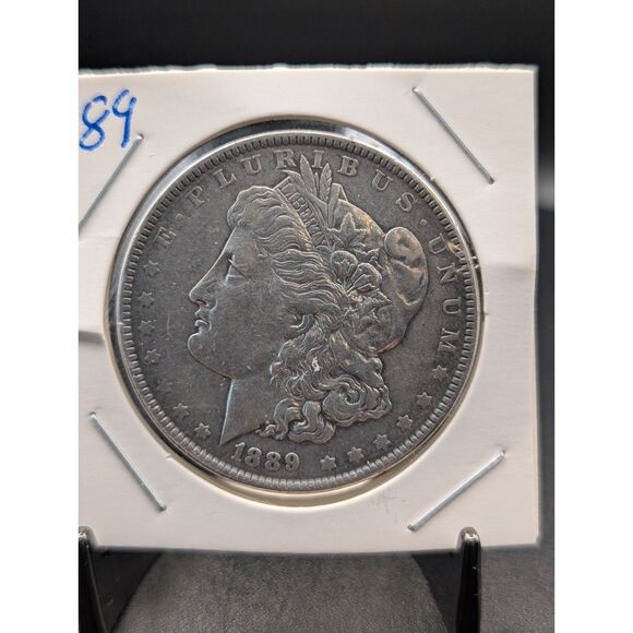 Other - 1889 P Morgan Silver Dollar • Luster • Hair & Feather Details • Strong Strike